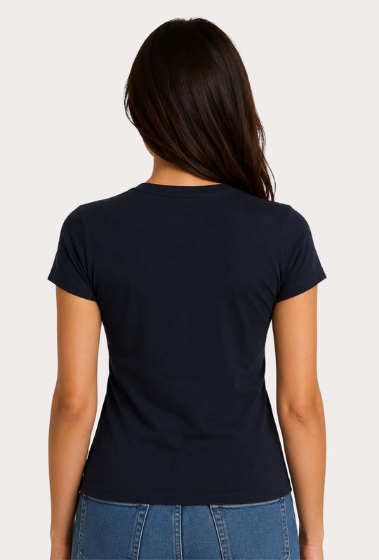 T-Shirt Donna GUESS JEANS - BLU NAVY