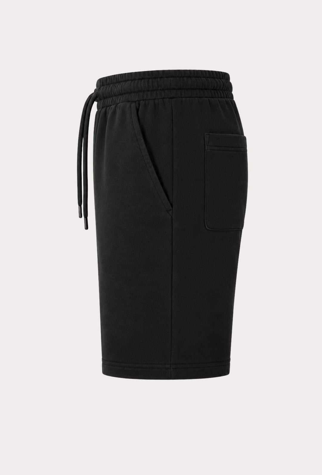 Bermuda Uomo in cotone felpato leggero non garzato DRESSERD- NERO