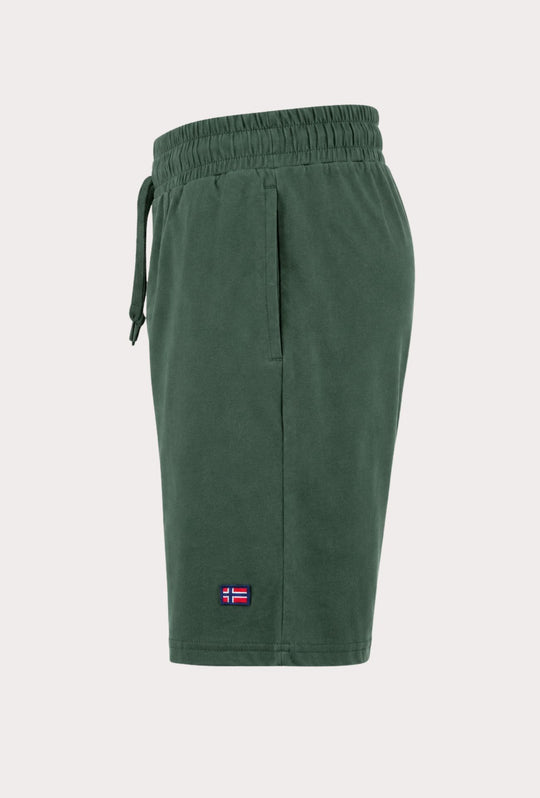 Bermuda Uomo NORWAY in tuta 100% Cotone- VERDE ARMY