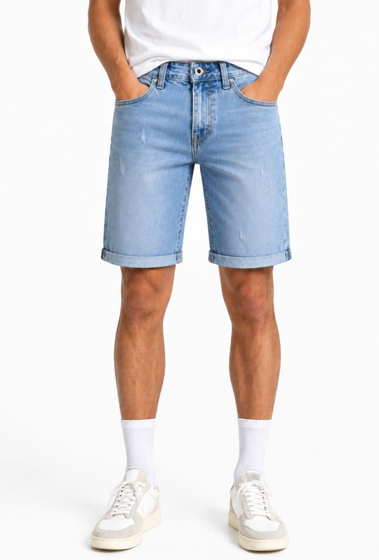 Bermuda Uomo Denim- DRESSERD- AZZURRO CHIARO