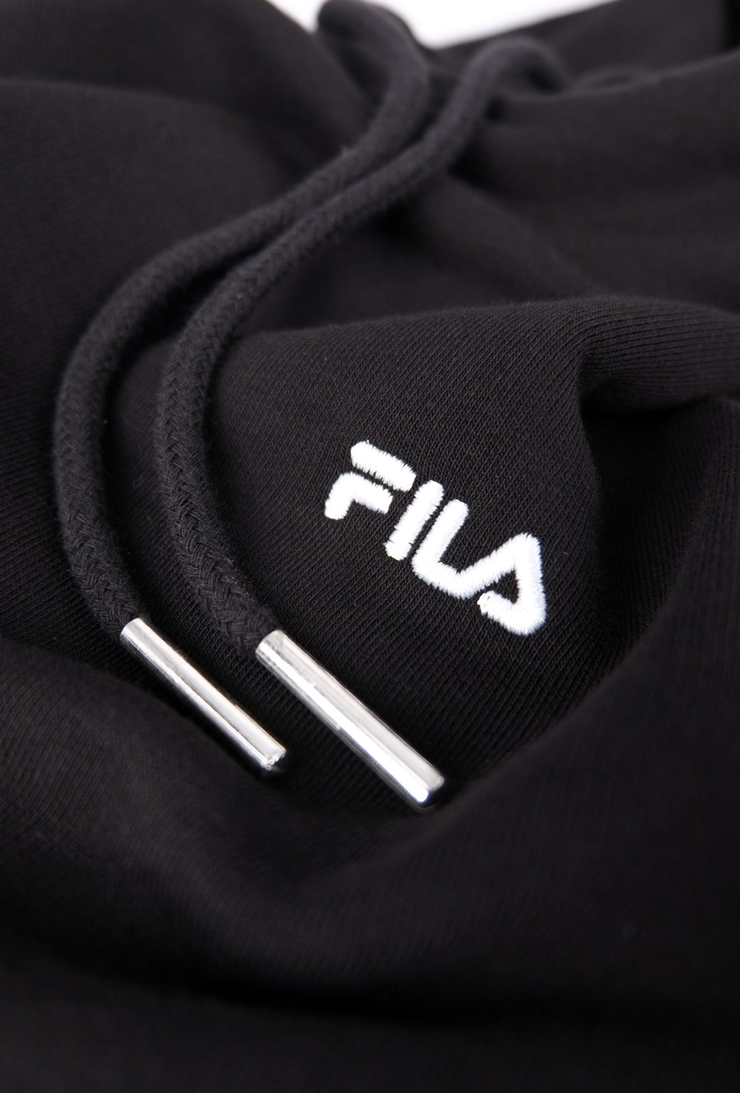 Felpa Uomo FILA chiusa con cappuccio Logo piccolo Braives Raglan Hoody Men - NERO