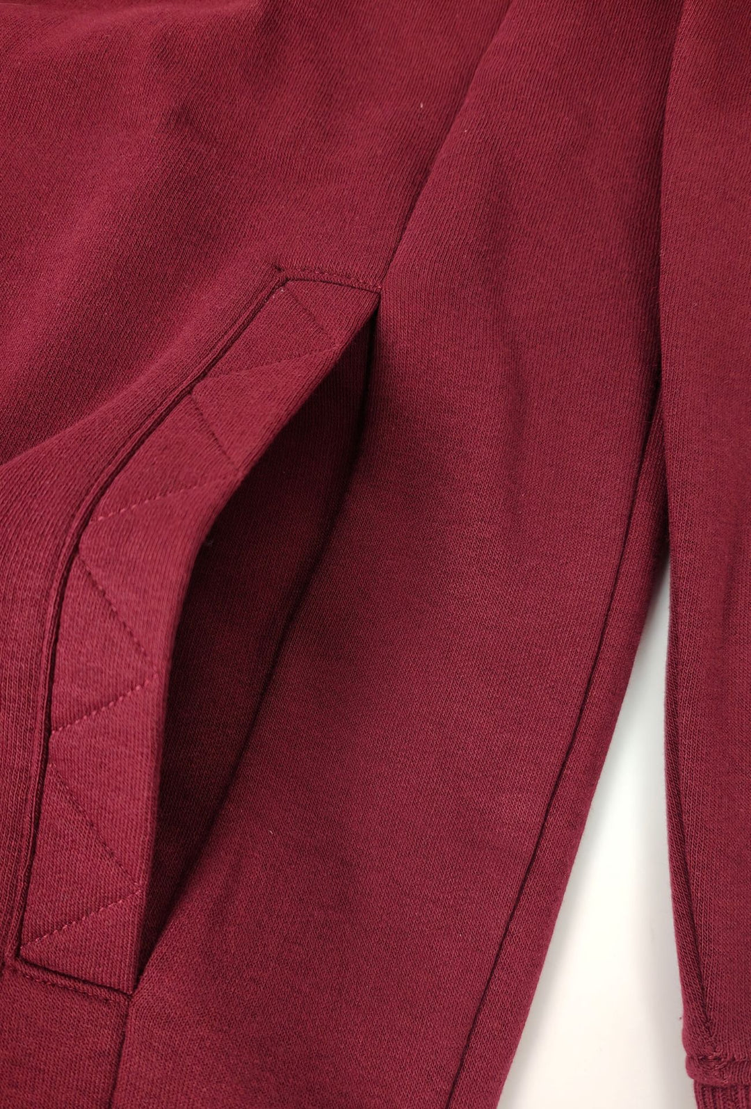 Felpa Uomo Full Zip Felpata Senza Cappuccio BEVERLY HILLS POLO CLUB logo stampato lato cuore- BORDEAUX