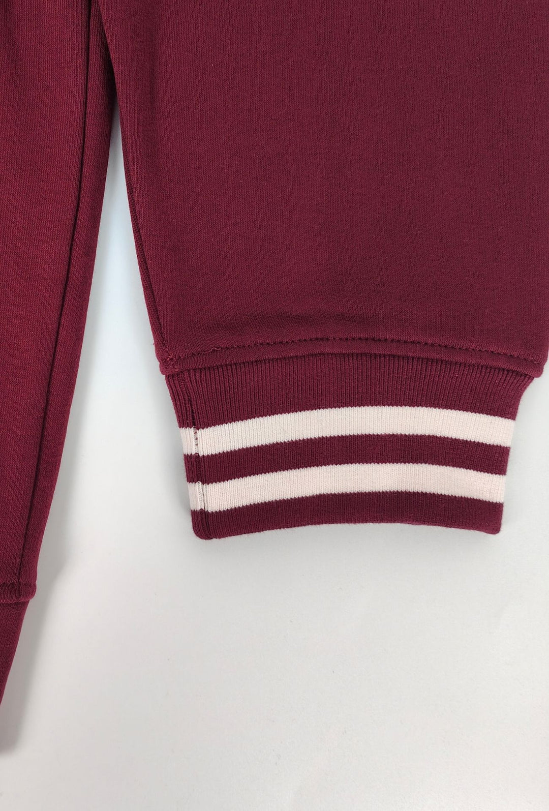 Felpa Uomo Full Zip Felpata Senza Cappuccio BEVERLY HILLS POLO CLUB logo stampato lato cuore- BORDEAUX