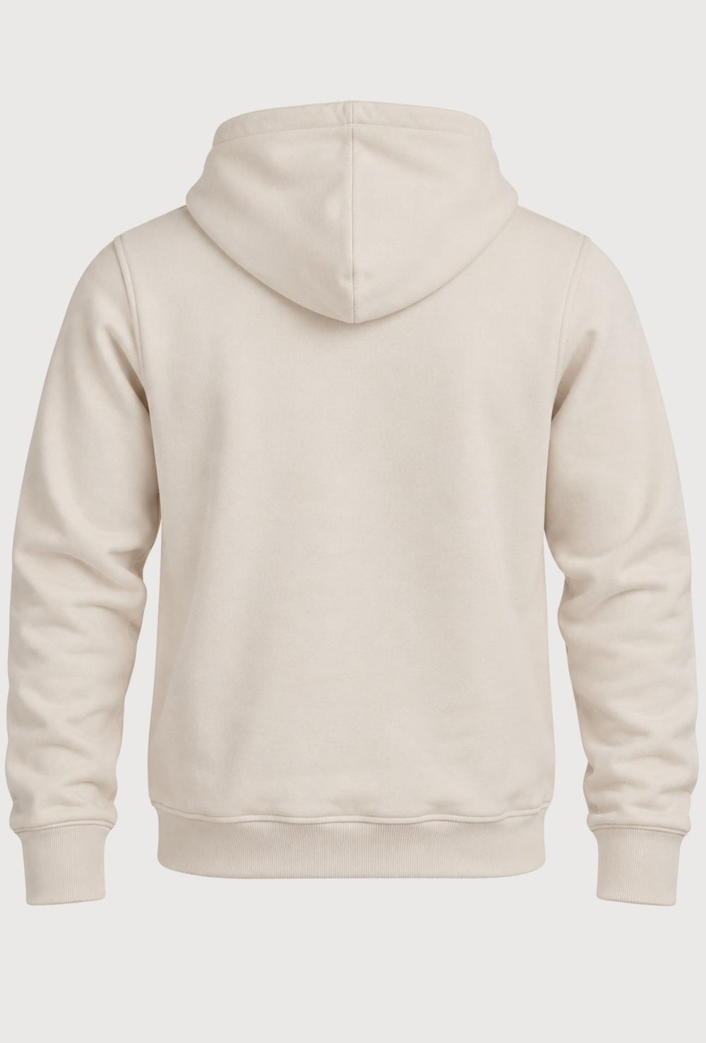 Felpa Uomo in cotone DIADORA con cappuccio logo stampato lato cuore- PANNA