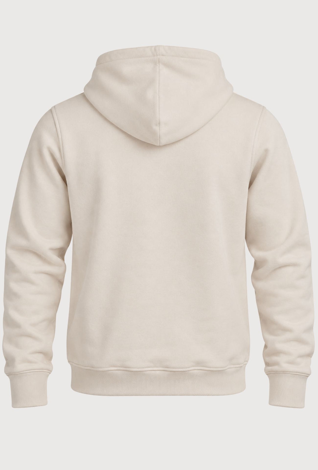 Felpa Uomo in cotone DIADORA con cappuccio logo stampato lato cuore- PANNA