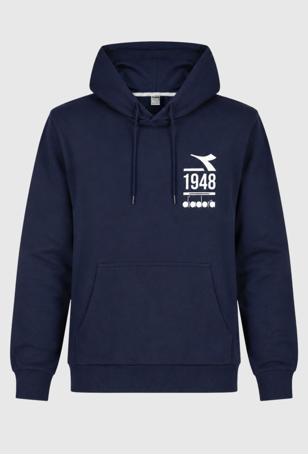 Felpa Uomo Diadora in cotone- BLU NAVY