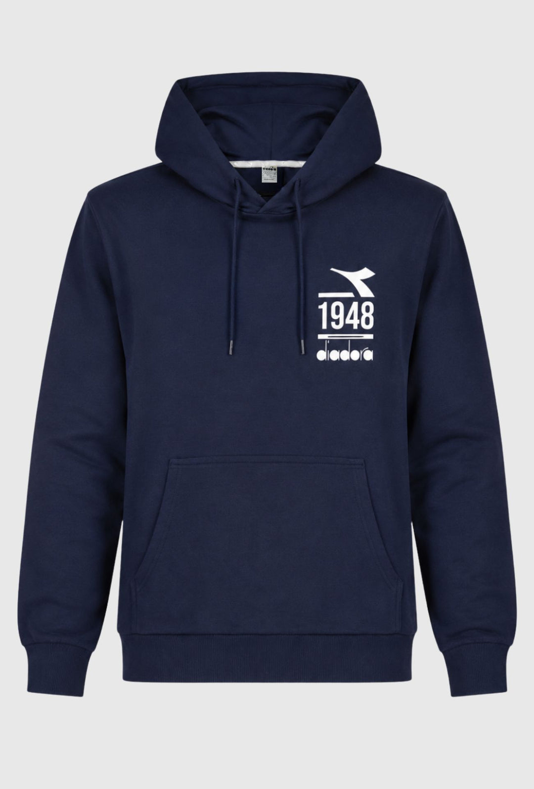 Felpa Uomo Diadora in cotone- BLU NAVY