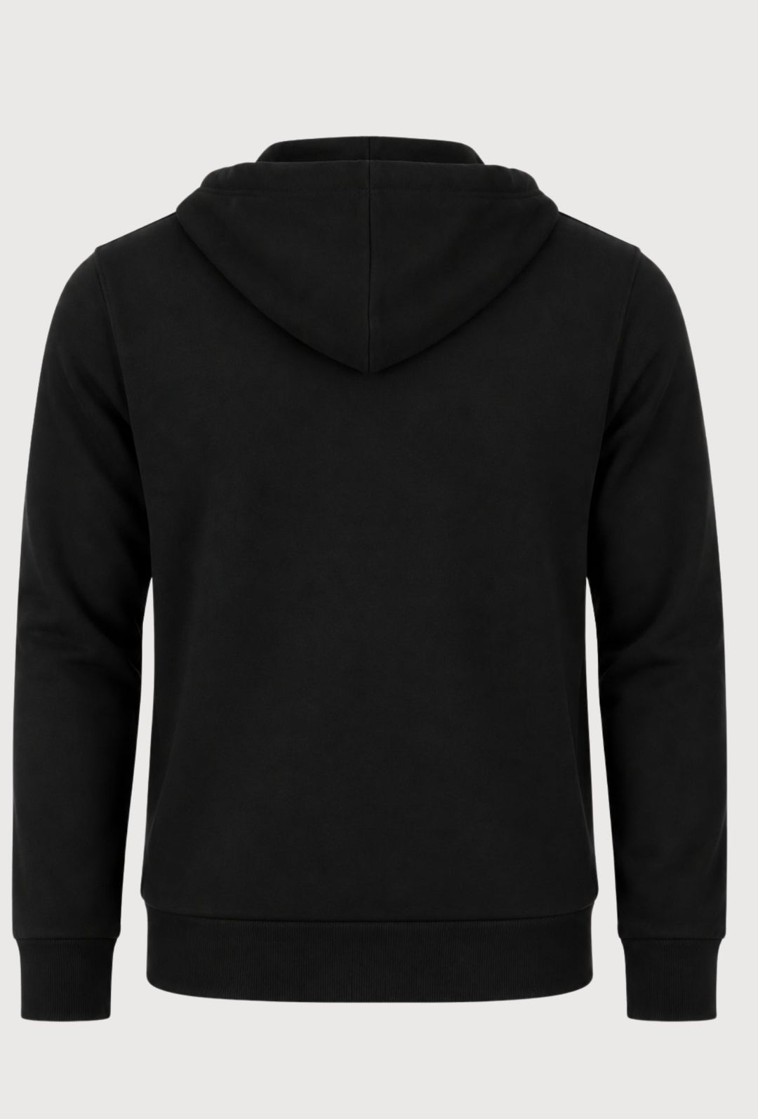 Felpa Uomo DIADORA Full Zip in cotone con cappuccio logo stampato lato cuore- NERO