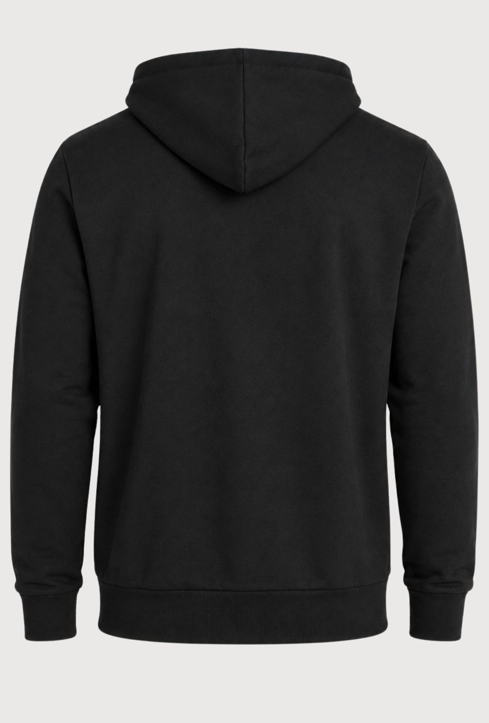 Felpa Uomo MEED MILANO Full Zip Con Cappuccio in cotone Logo Stampato Lato Cuore- NERO