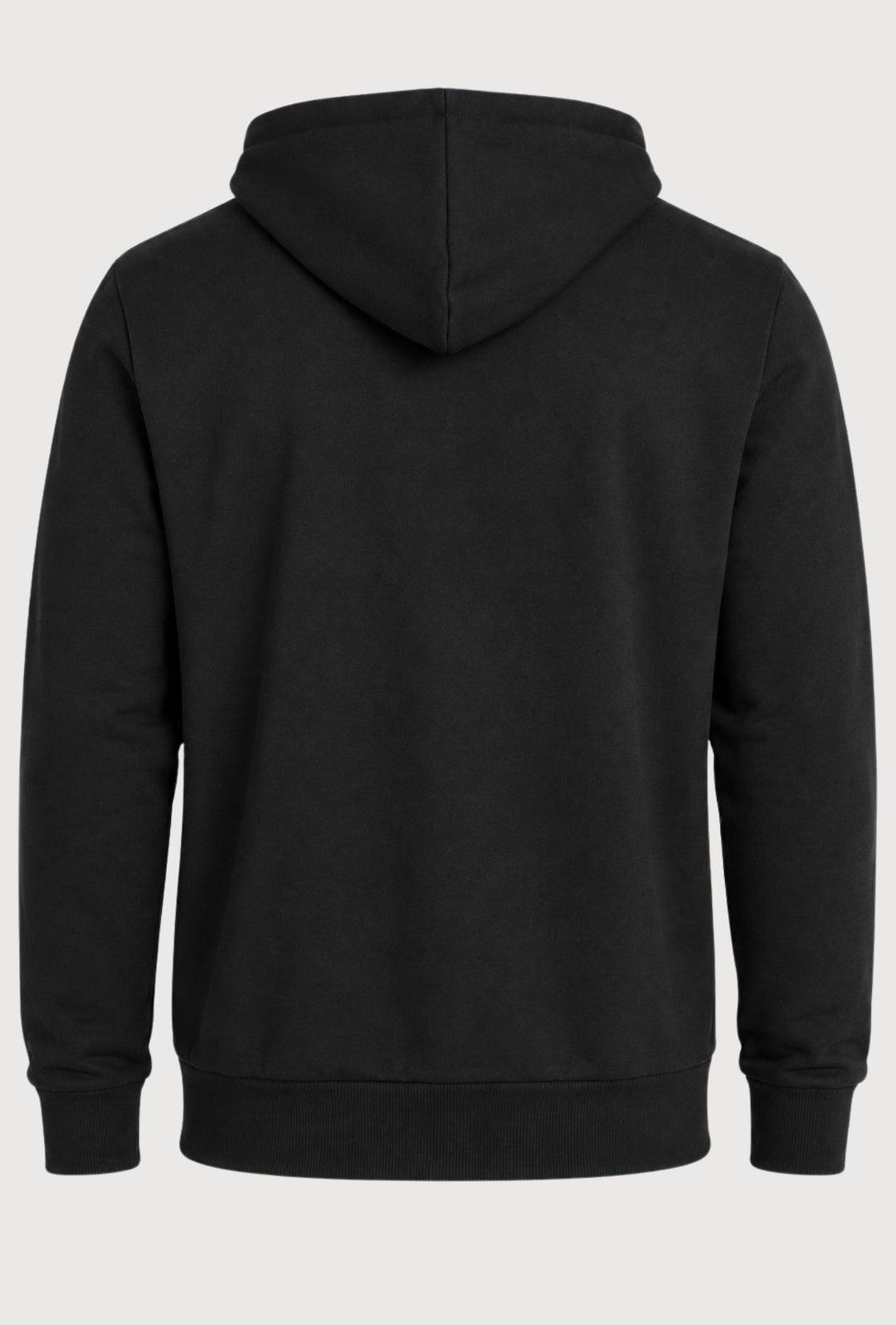 Felpa Uomo MEED MILANO Full Zip Con Cappuccio in cotone Logo Stampato Lato Cuore- NERO