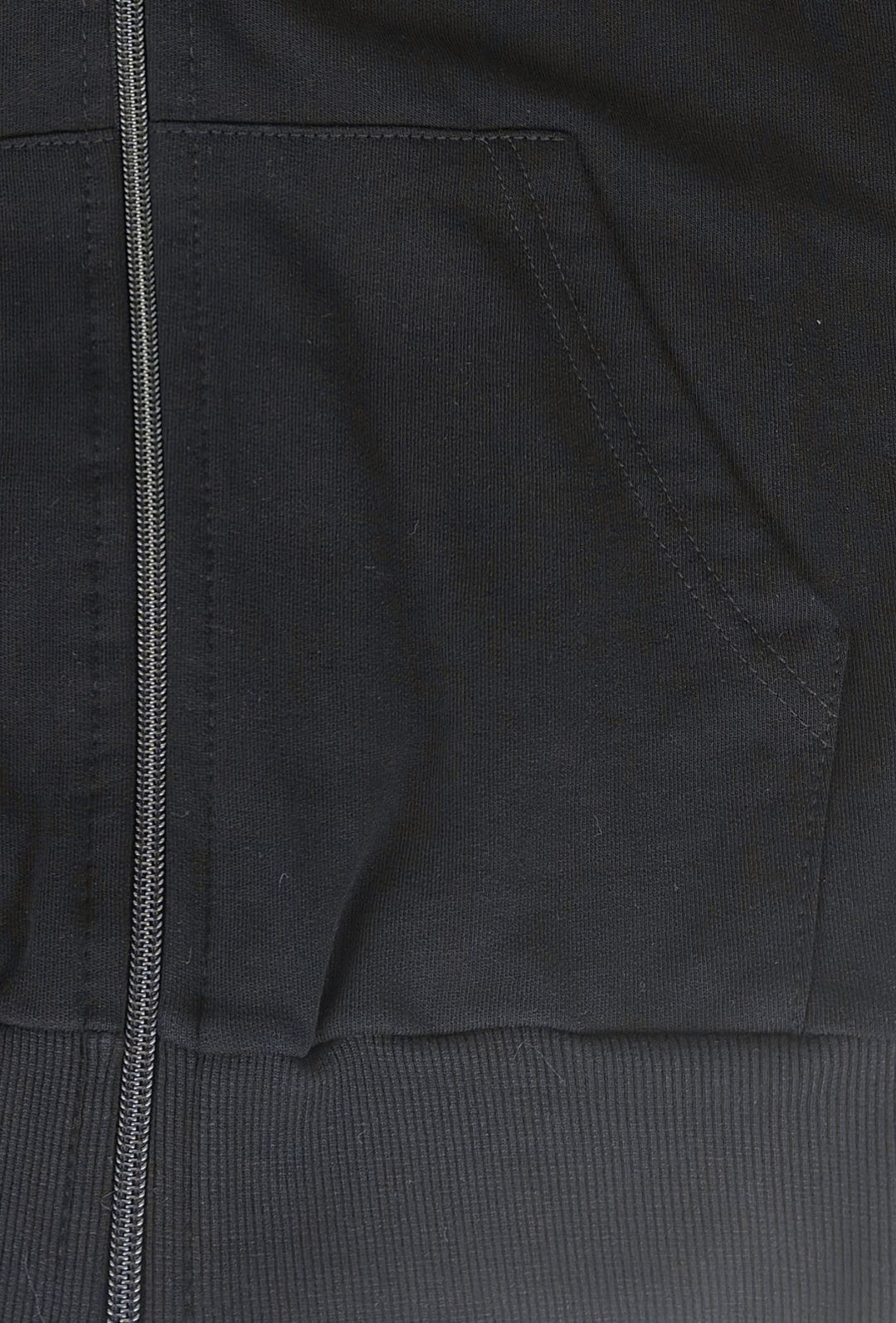 Felpa Uomo MEED MILANO Full Zip Con Cappuccio in cotone Logo Stampato Lato Cuore- NERO