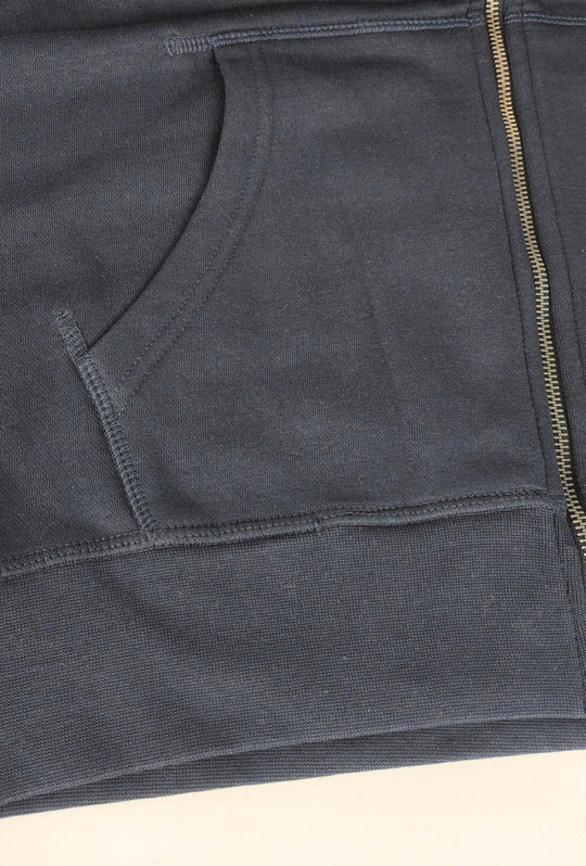 Felpa Uomo Full Zip con cappuccio TOMMY HILFIGER cotone felpato leggero- BLU NAVY