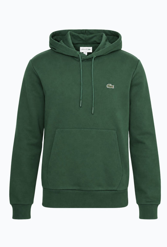 Felpa Uomo Interno felpato LACOSTE con cappuccio - VERDE