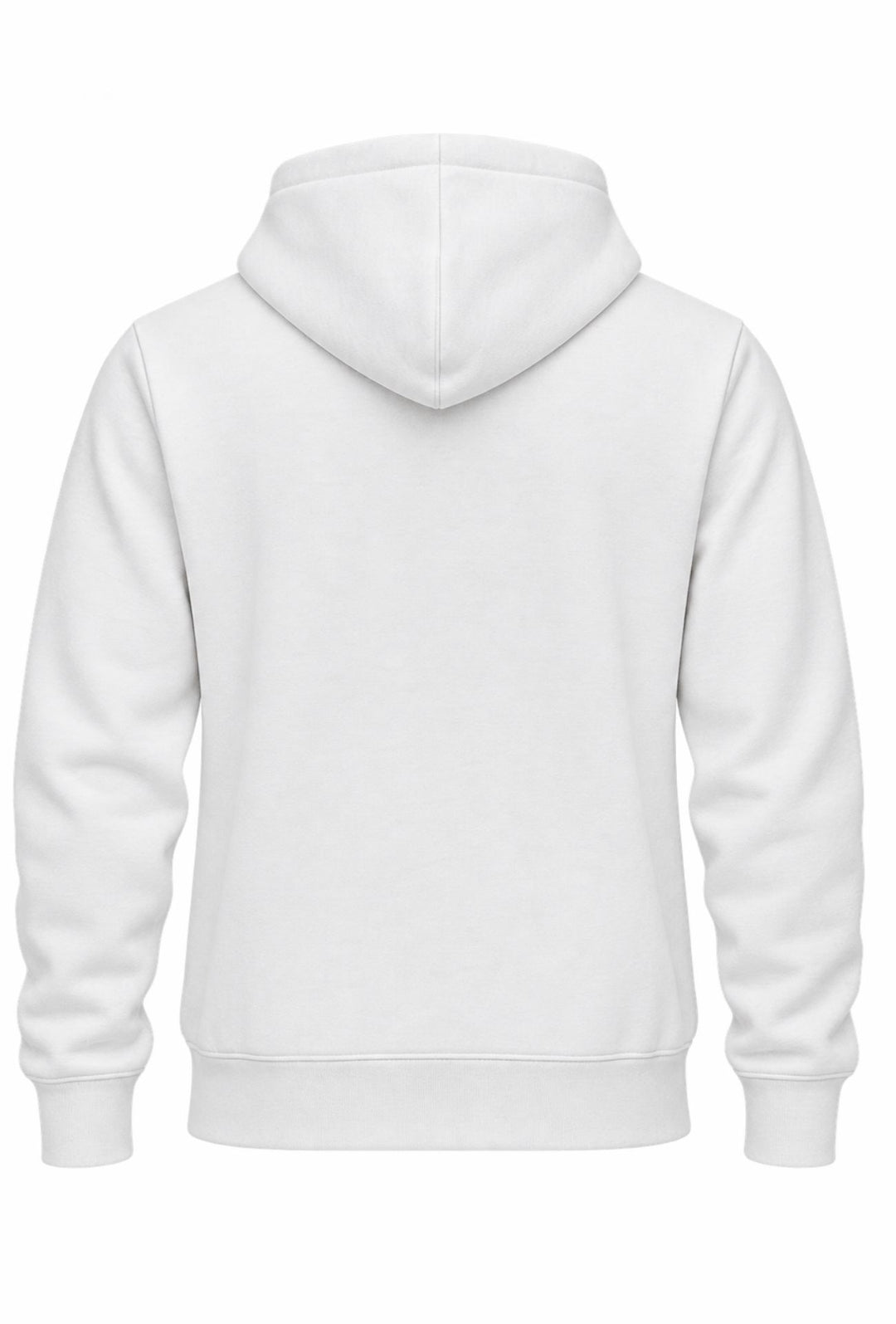 Felpa Uomo con cappuccio TOMMY HILFIGER in cotone felpato leggero Logo cucito lato cuore- BIANCO