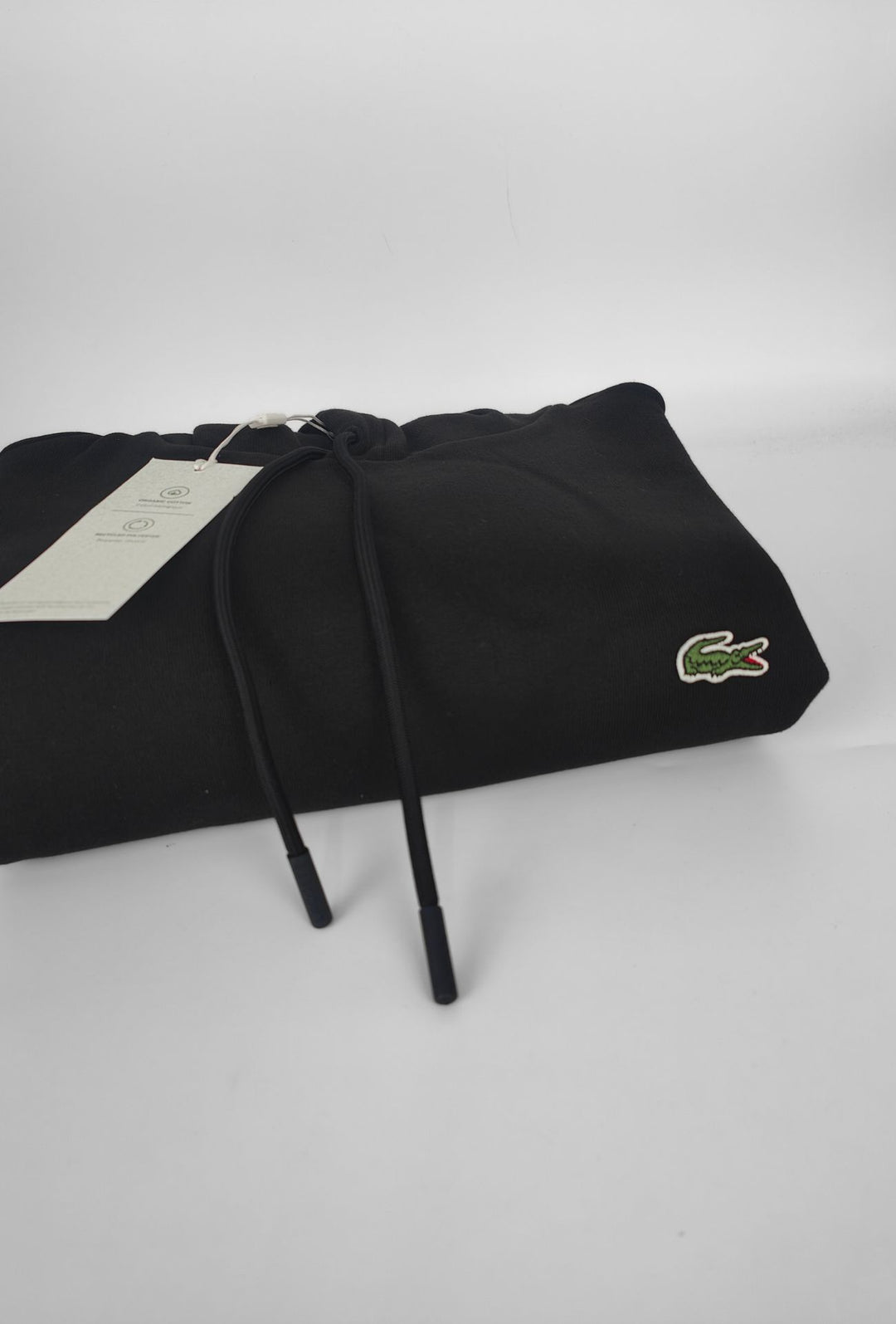 Felpa Uomo Interno felpato LACOSTE con cappuccio - NERO