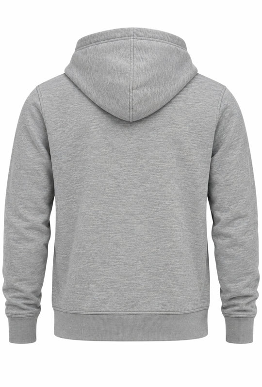 Felpa Uomo Full Zip con cappuccio TOMMY HILFIGER cotone felpato leggero- GRIGIO
