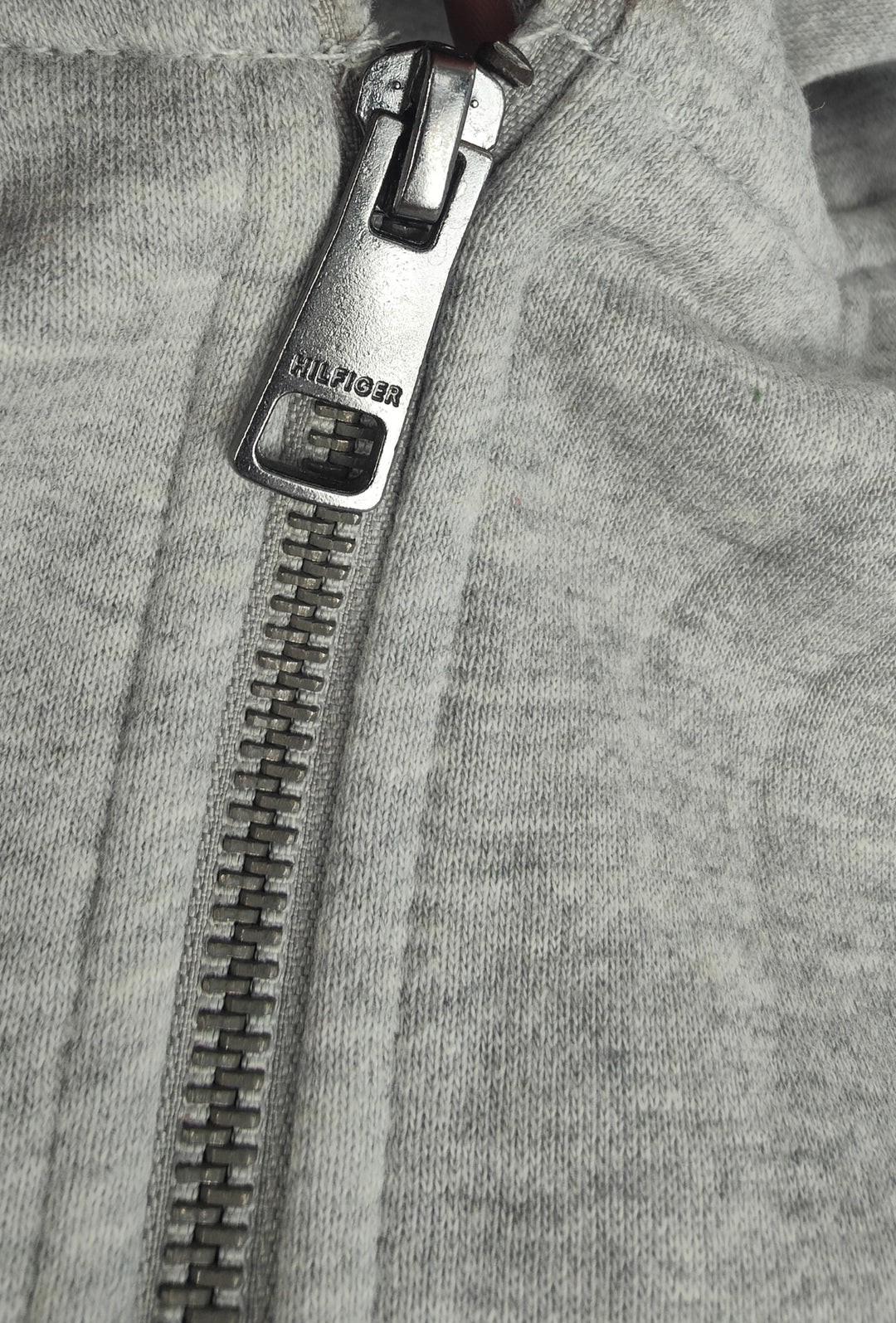 Felpa Uomo Full Zip con cappuccio TOMMY HILFIGER cotone felpato leggero- GRIGIO