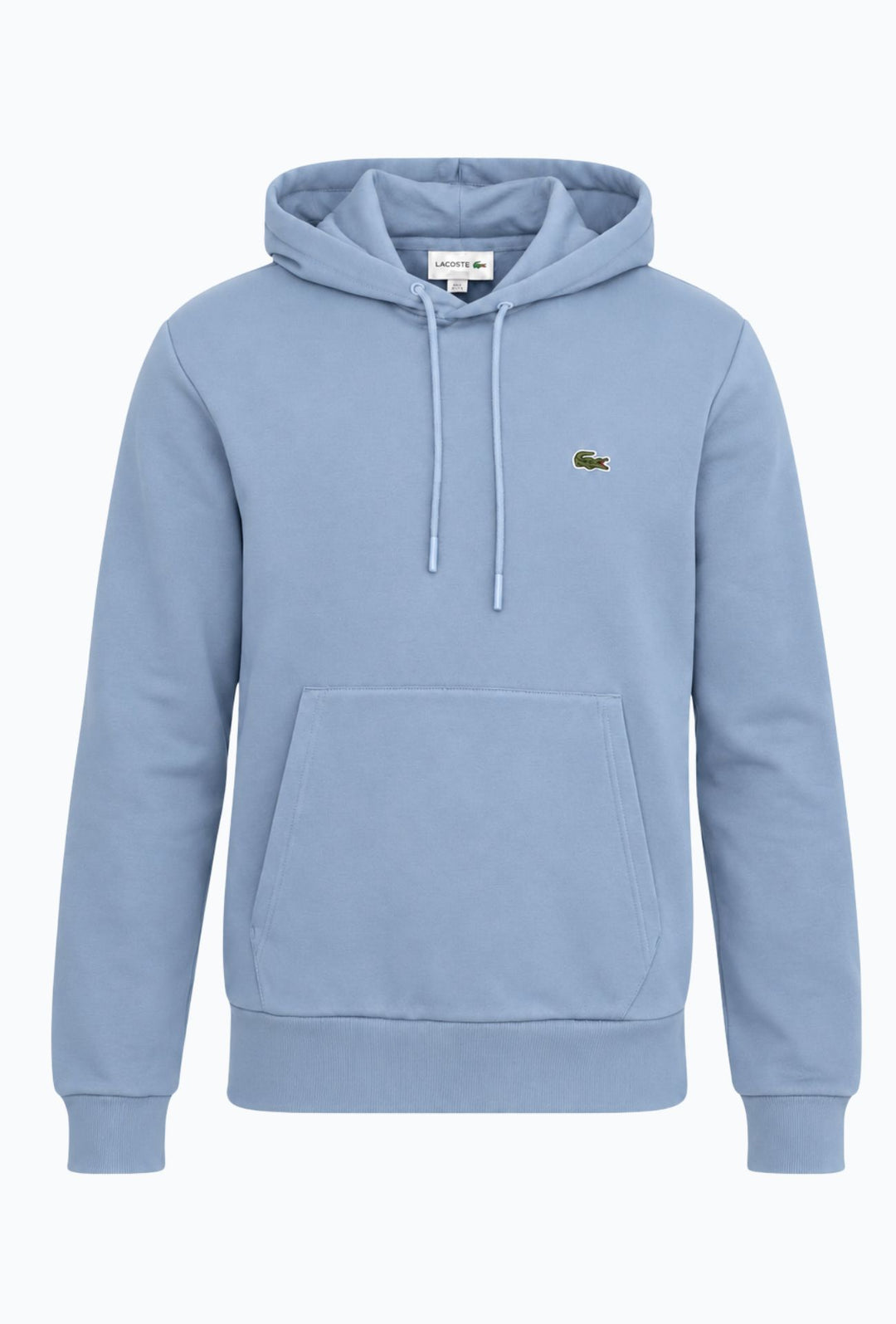 Felpa Uomo Interno felpato LACOSTE con cappuccio - AZZURRO POLVERE