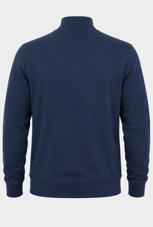 Felpa Uomo Zip Intera Aeronautica Militare- BLU NAVY