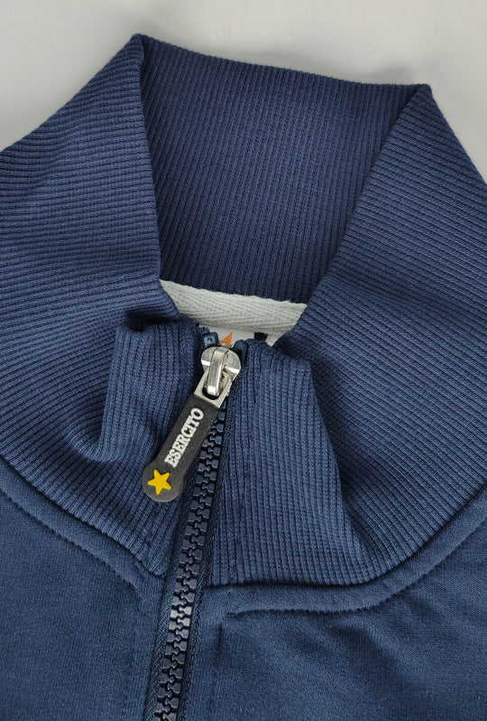 Felpa Uomo Zip Intera Aeronautica Militare- BLU NAVY