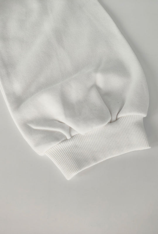 Felpa Donna DIADORA con Cappuccio in Cotone  Vestibilità Oversize- BIANCO