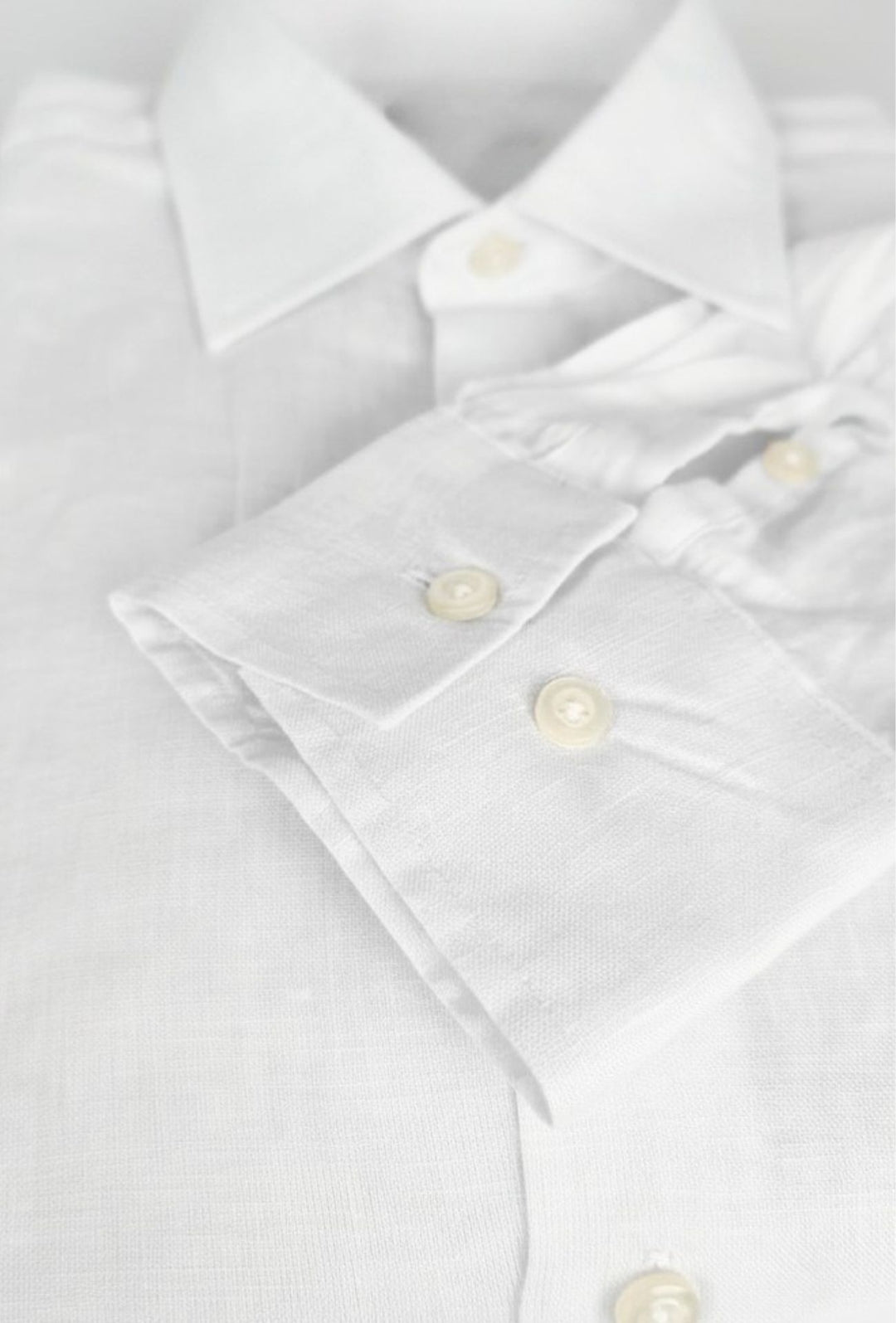 Camicia uomo 100% Lino fiammato Dresserd - BIANCO
