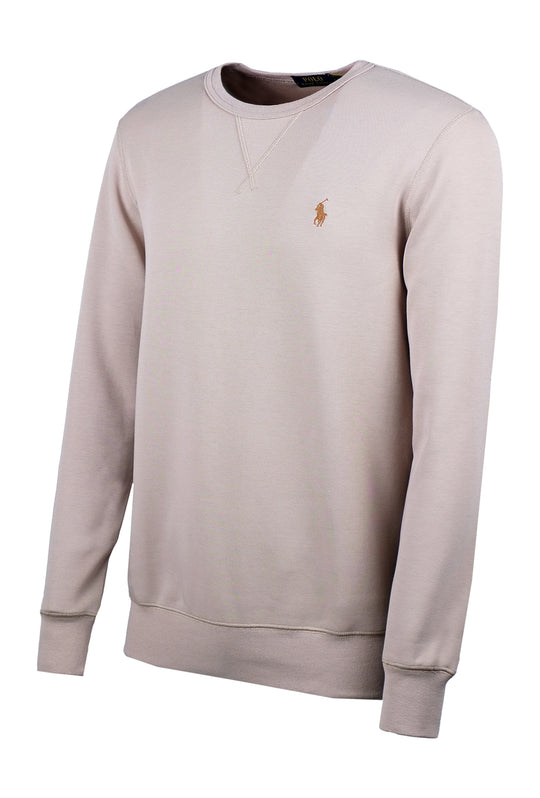 Girocollo Uomo Ralph Lauren Cotone pesante - BEIGE