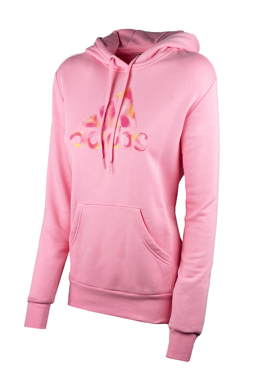 Felpa ADIDAS donna con cappuccio ROSA - Main Image