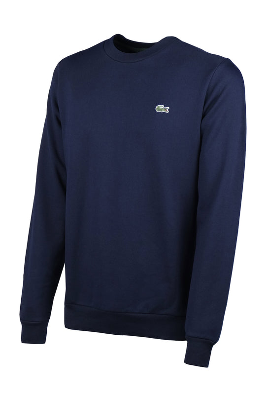 Felpa Uomo LACOSTE girocollo modello felpato - BLU