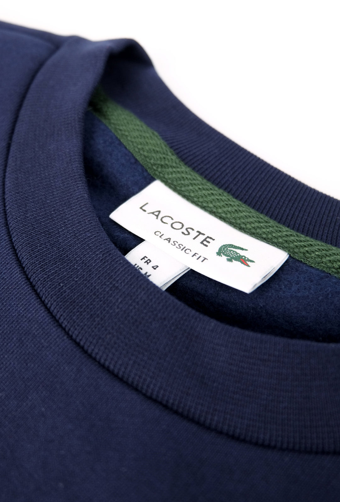 Felpa Uomo LACOSTE girocollo modello felpato - BLU