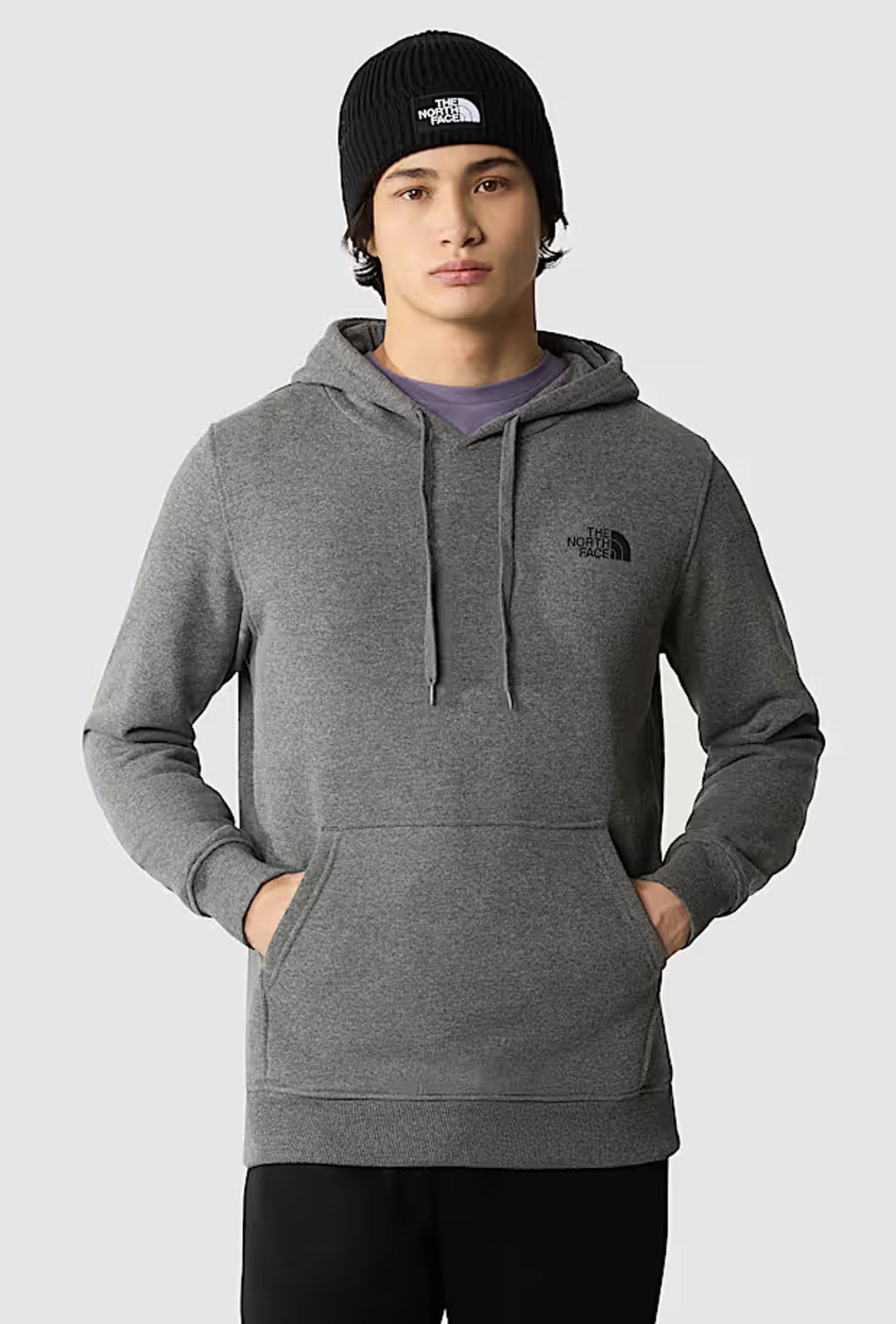 Felpa Uomo The North Face con cappuccio Simple Dome hoodie - GRIGIO