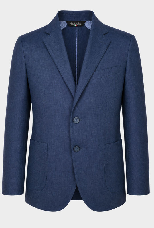 Giacca Uomo PORTOCERVO in Cotone  Drop 7- BLU NAVY