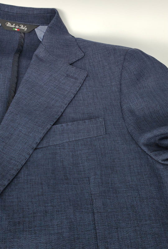 Giacca Uomo PORTOCERVO in Cotone  Drop 7- BLU NAVY