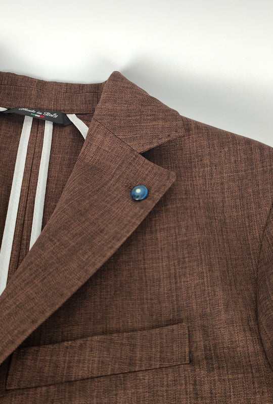 Giacca Uomo PORTOCERVO in Cotone  Drop 7- MORO