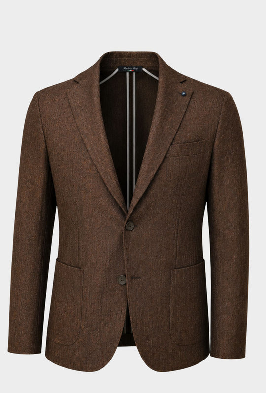 Giacca Uomo PORTOCERVO in Cotone  Drop 7- MORO
