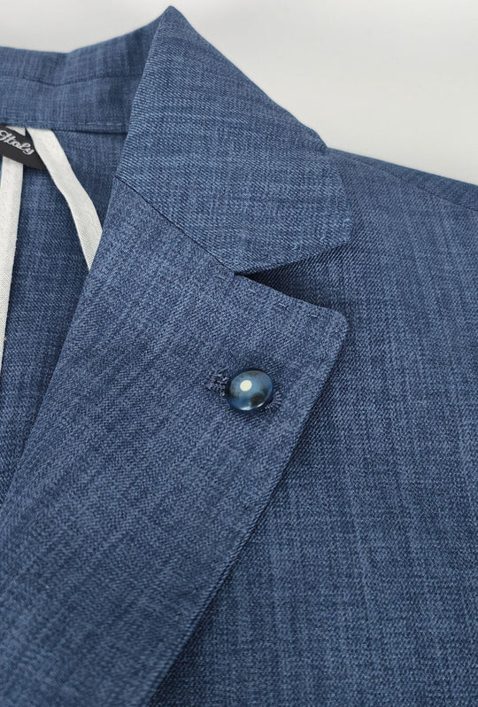 Giacca Uomo PORTOCERVO in Cotone  Drop 7- BLU CHIARO