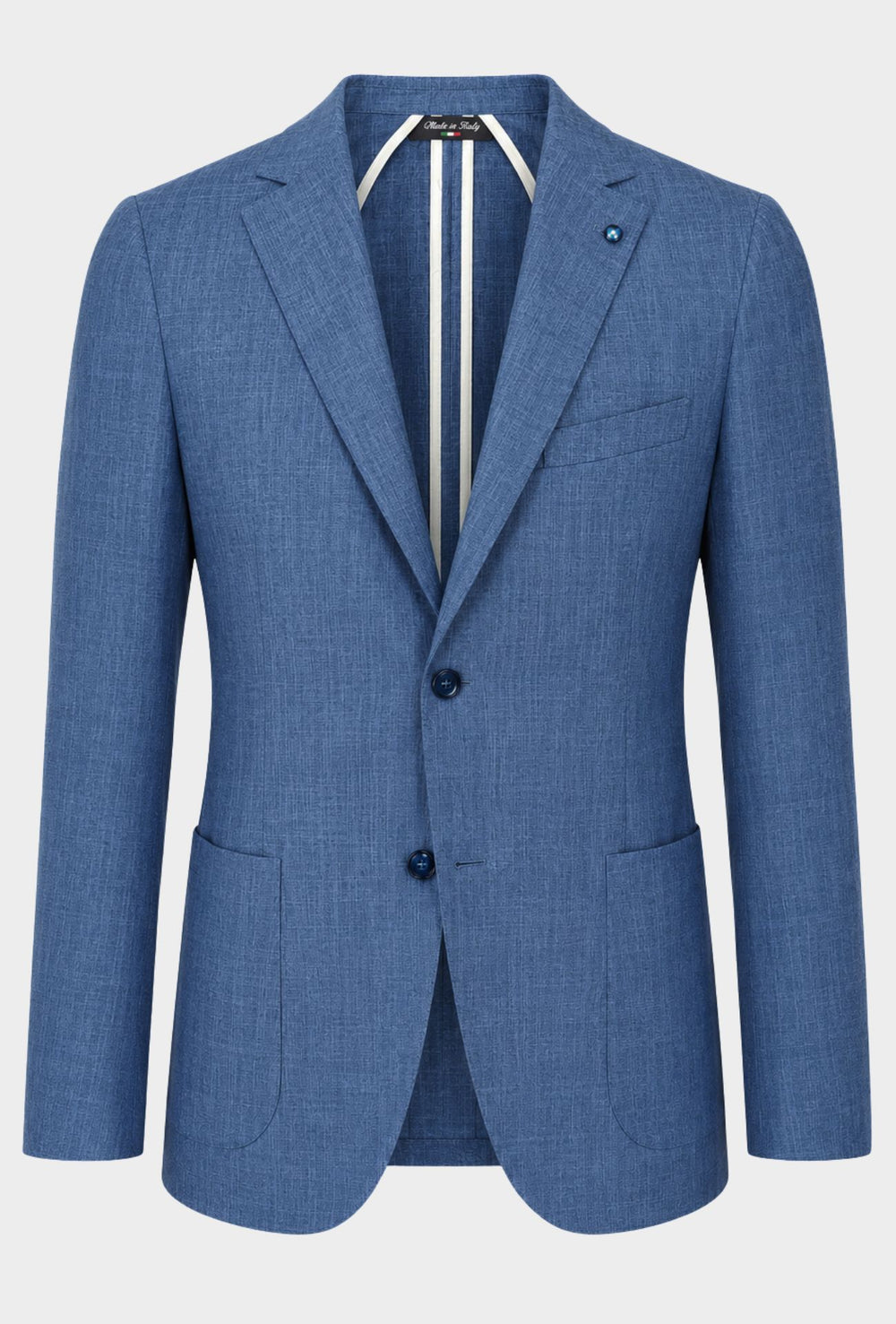 Giacca Uomo PORTOCERVO in Cotone  Drop 7- BLU CHIARO