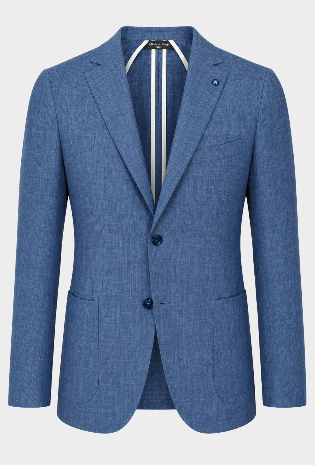 Giacca Uomo PORTOCERVO in Cotone  Drop 7- BLU CHIARO