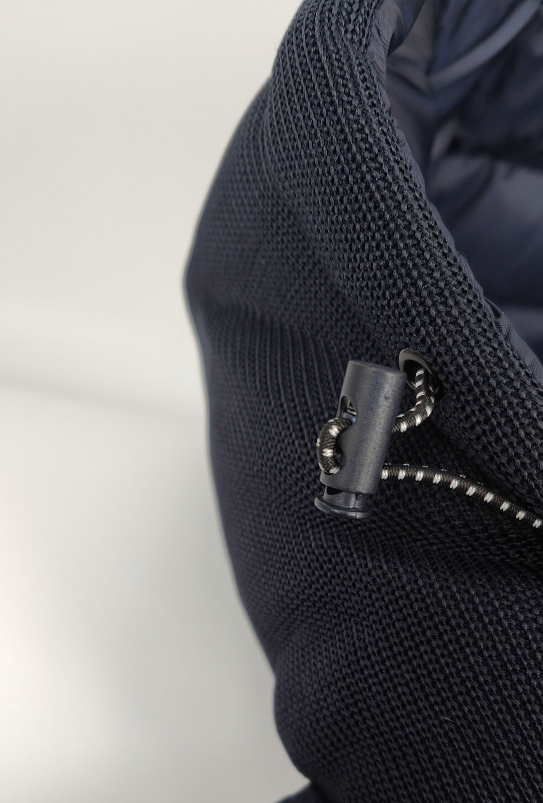 Giubbino Uomo DRESSERD con Cappuccio Smontabile e Inserti in Maglia- BLU NAVY