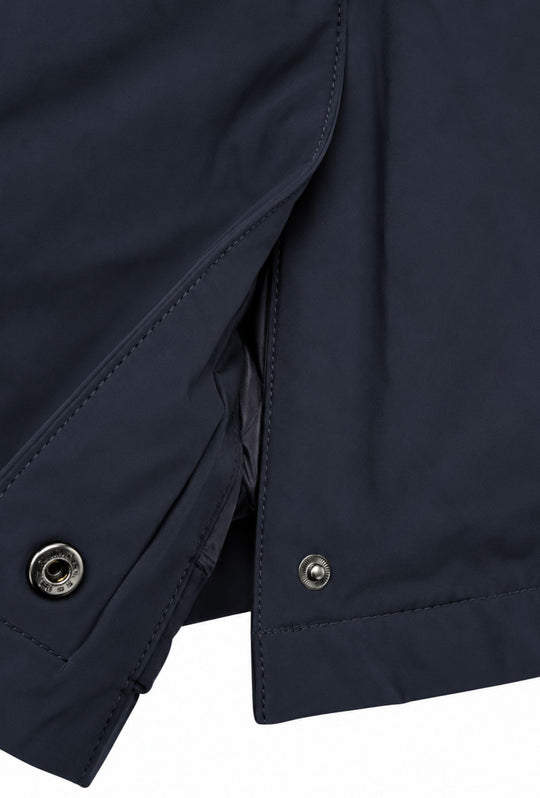 Giubbotto Uomo Tessuto Tecnico con Inserti Interni Trapuntati- BLU NAVY