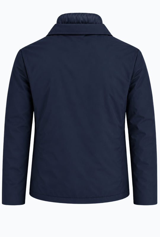 Giubbotto Uomo Tessuto Tecnico con Inserti Interni Trapuntati- BLU NAVY