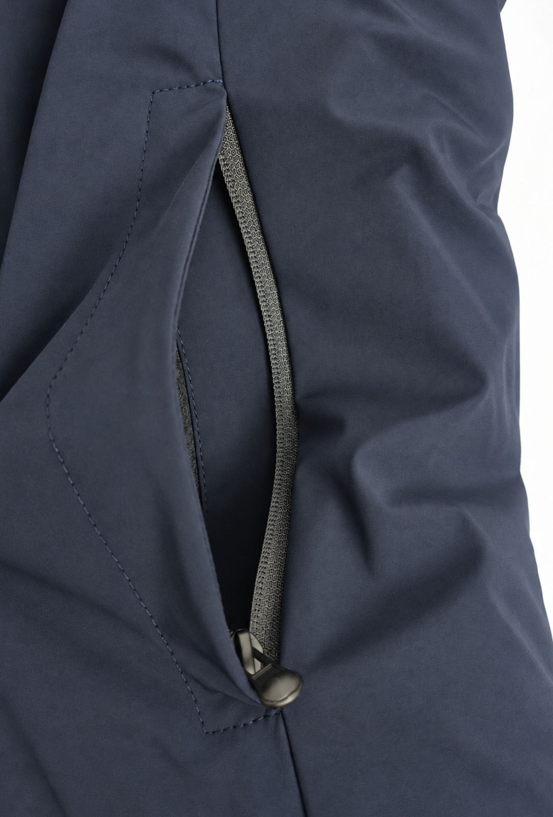 Giubbotto Uomo Tessuto Tecnico con Inserti Interni Trapuntati- BLU NAVY