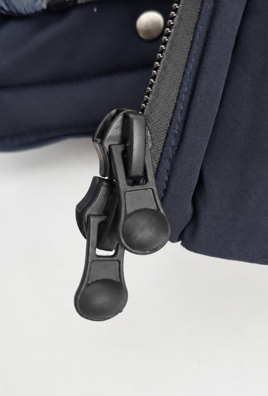 Giubbotto Uomo Tessuto Tecnico con Inserti Interni Trapuntati- BLU NAVY
