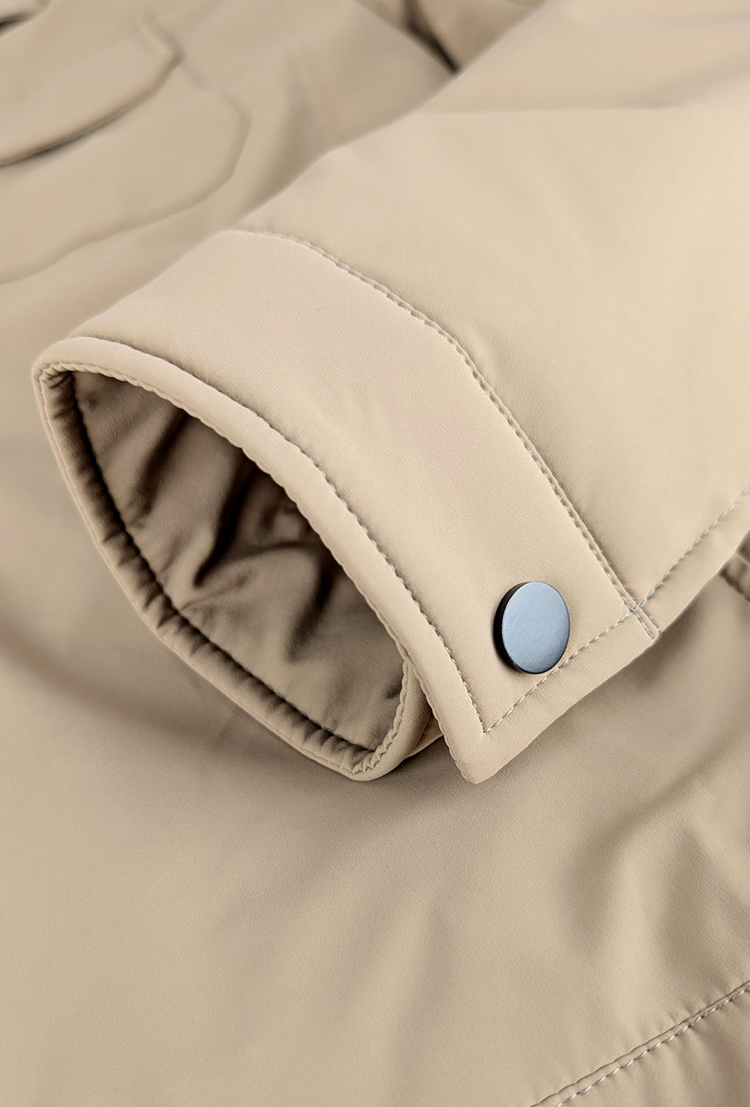 Giubbotto Uomo Dresserd con bottoni e colletto - BEIGE