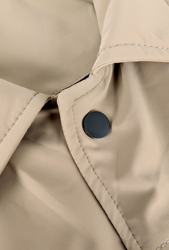 Giubbotto Uomo Dresserd con bottoni e colletto - BEIGE