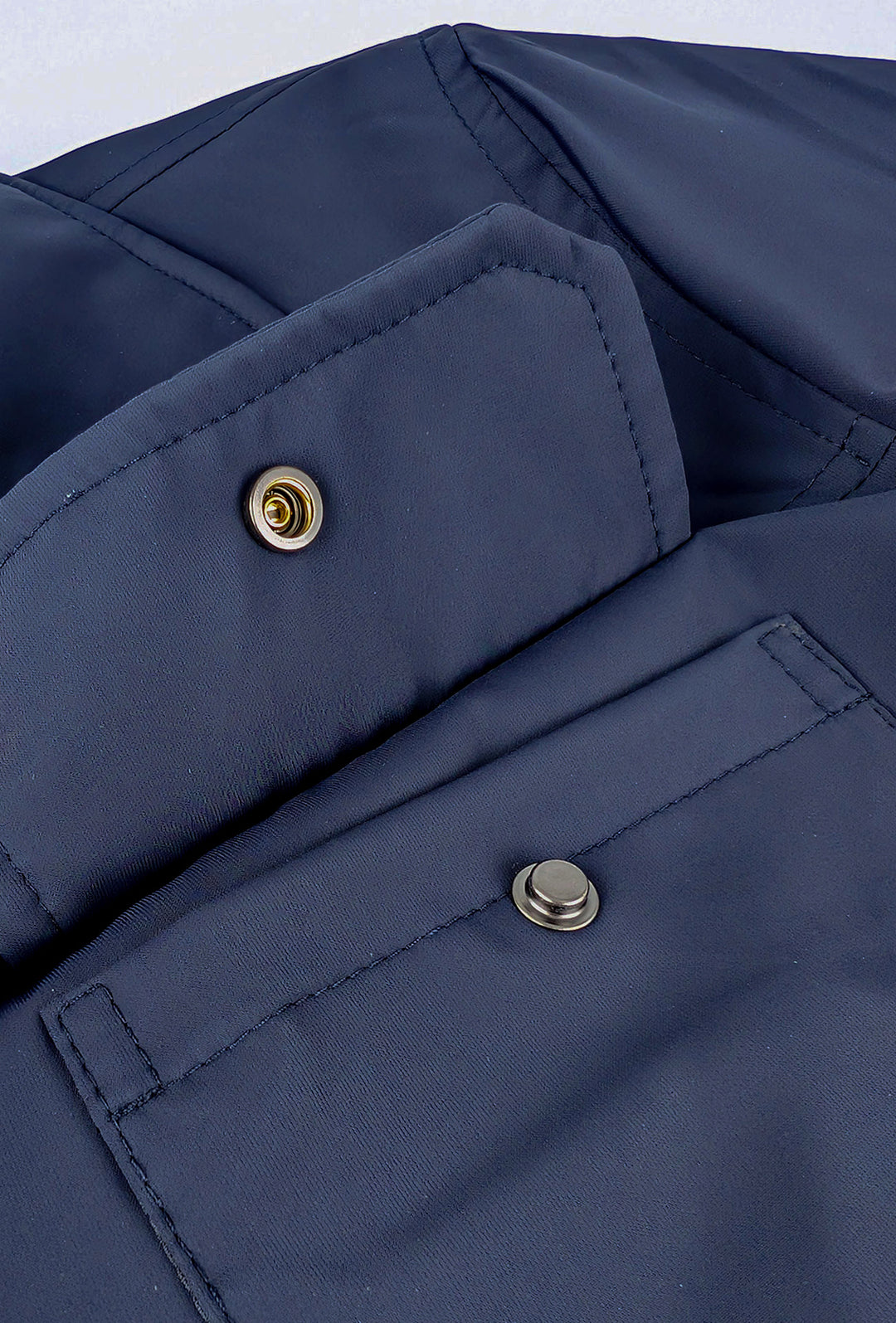 Giubbotto Uomo Dresserd con bottoni e colletto - BLU