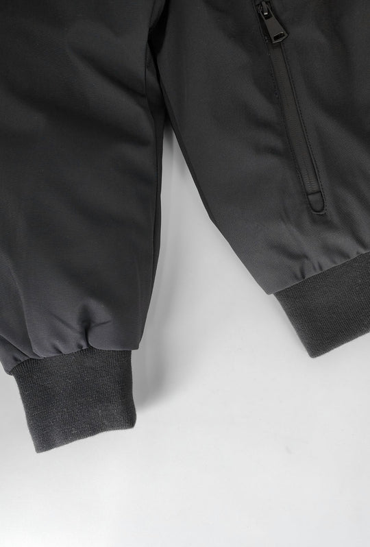 Giubbotto Uomo in Tessuto Tecnico con Cappuccio Removibile- BLU SCURO