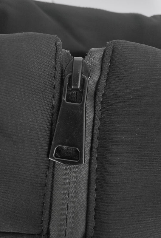 Giubbotto Uomo in Tessuto Tecnico con Cappuccio Removibile- BLU SCURO