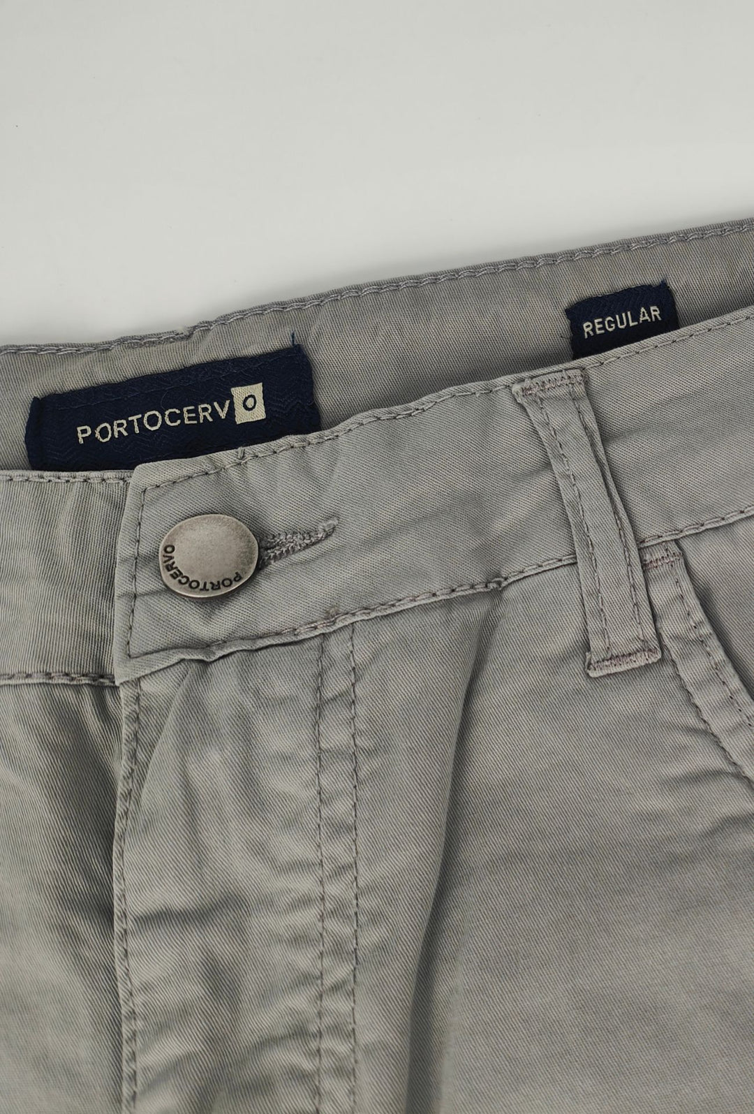Pantalone uomo Portocervo 5 tasche in cotone leggero - GRIGIO