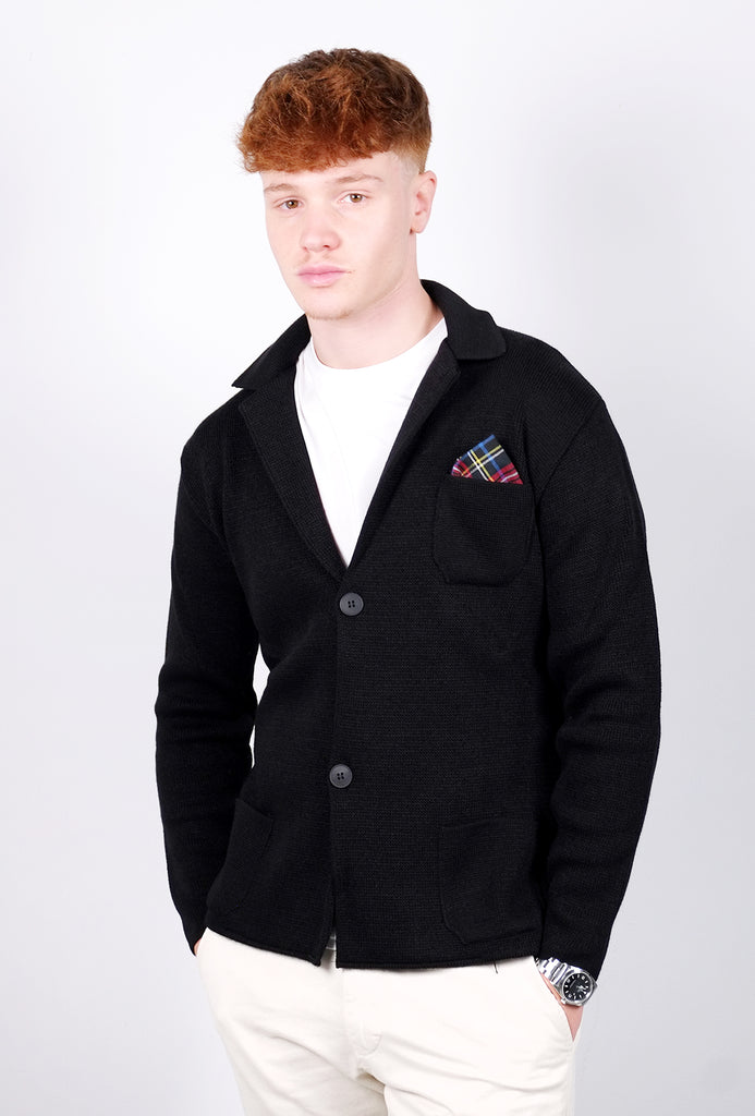 Darringls Uomo Uomo Misto Lana Militare Giacca Autunno E Inverno Cardigan Moda Casual Allentato Buono Giornaliero Pendolari Singolo Scollo A V Manica Lunga Maglione Maglia, Cachi, S